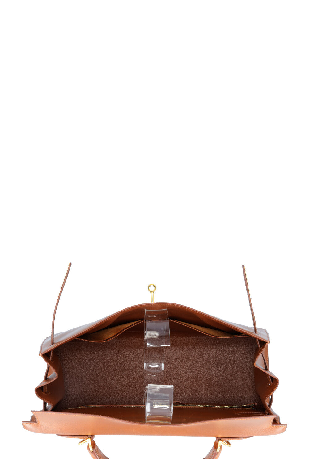 HERMÈS Kelly 35 Sellier Box Fauve