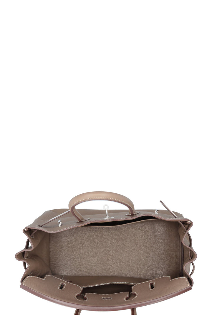 HERMES Birkin 35 Taurillon Clemence Etoupe