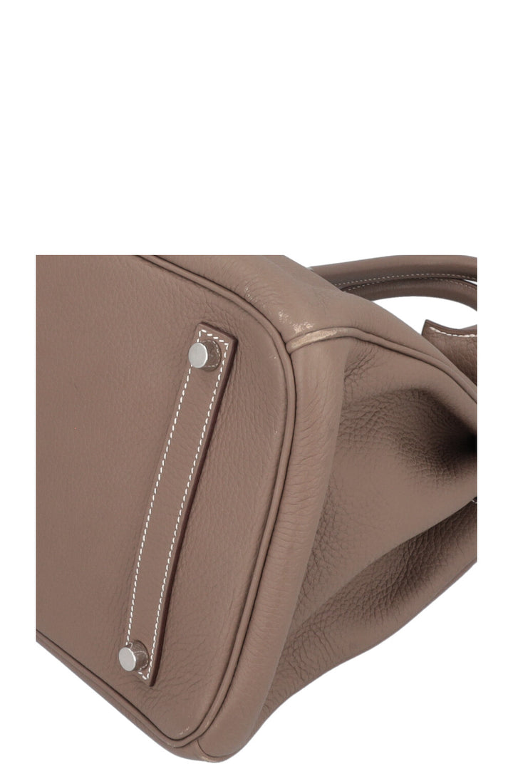 HERMES Birkin 35 Taurillon Clemence Etoupe