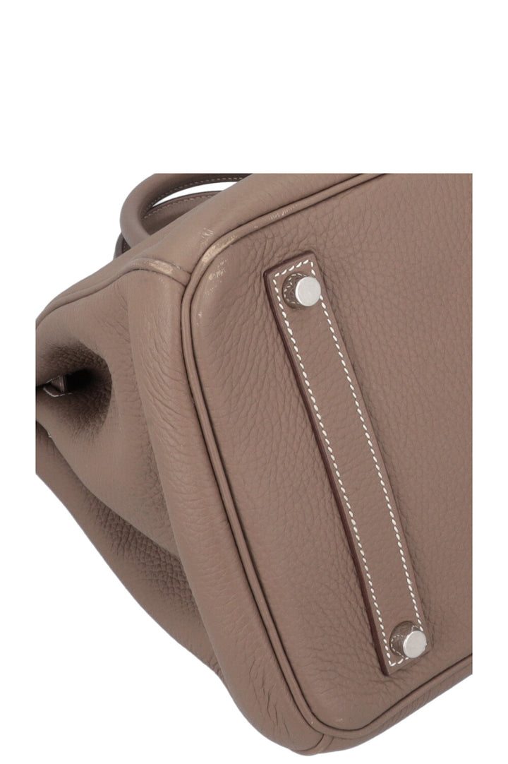 HERMES Birkin 35 Taurillon Clemence Etoupe