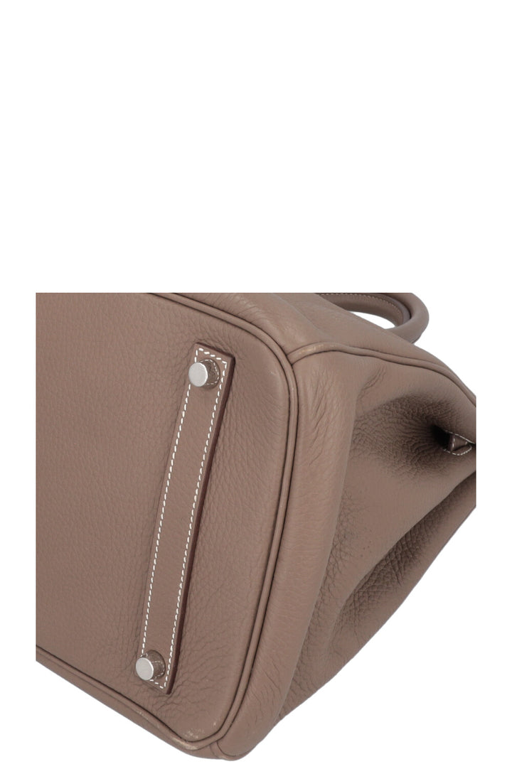 HERMES Birkin 35 Taurillon Clemence Etoupe