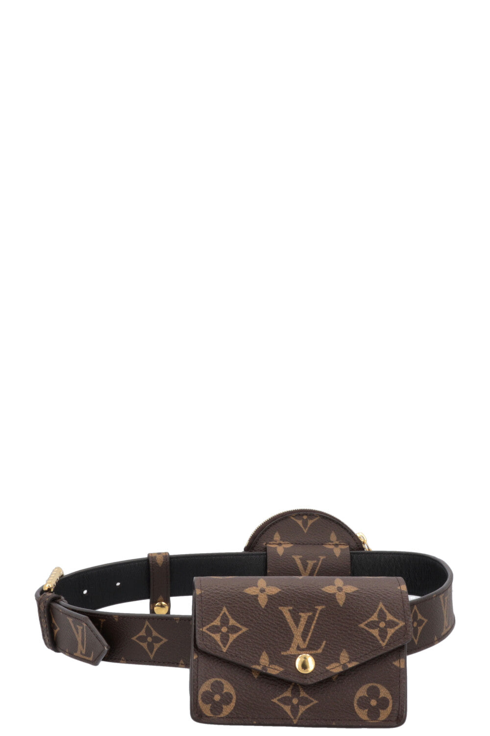 LOUIS VUITTON Multi Pocket Belt Bag MNG Canvas