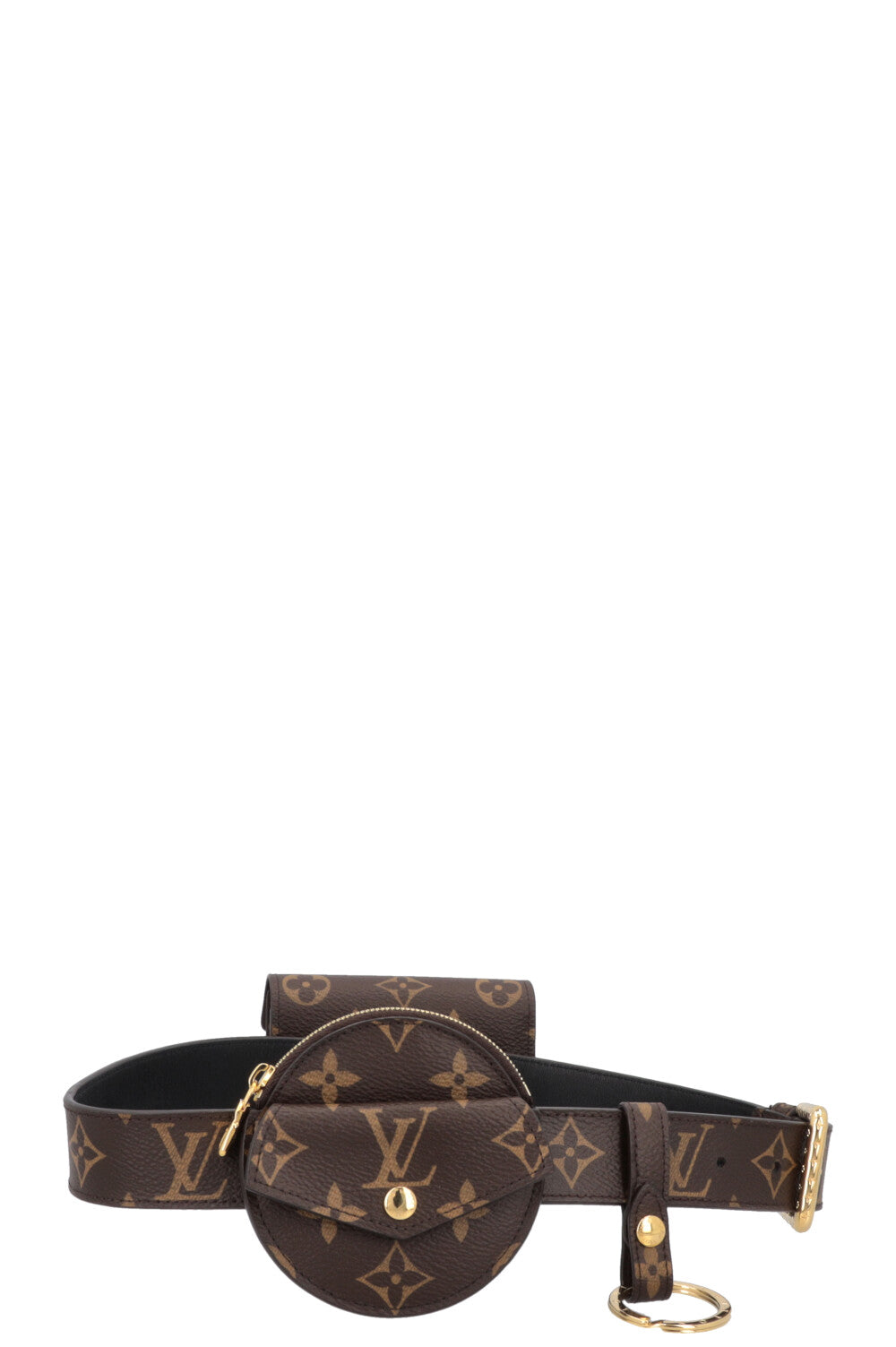 LOUIS VUITTON Multi Pocket Belt Bag MNG Canvas