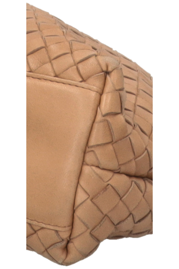 BOTTEGA VENETA Vintage Shoulder Bag Intrecciato Nude