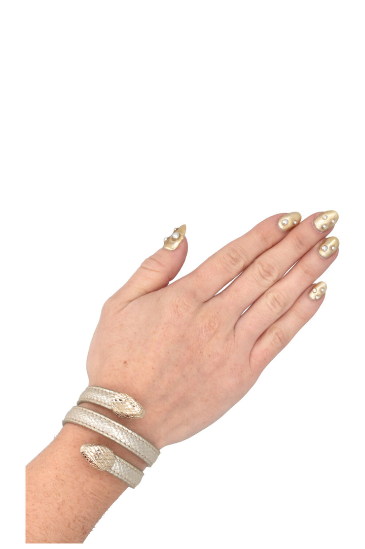 Bracelet BVLGARI Serpenti Forever Double Tour en or