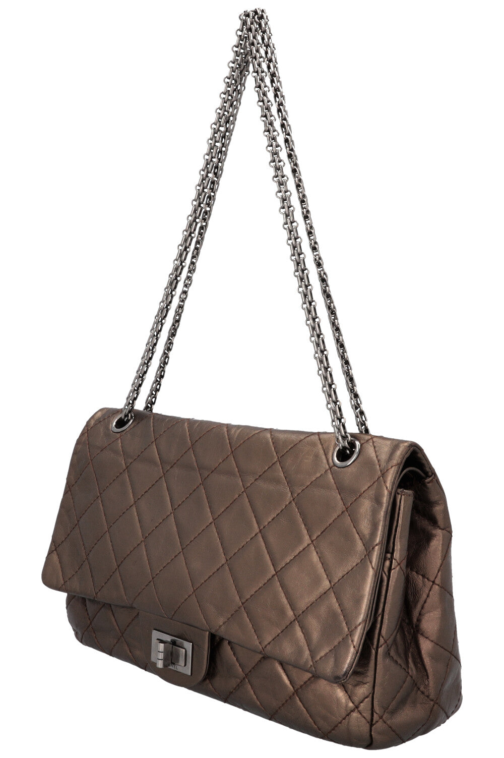 CHANEL 2.55 Large Bronze