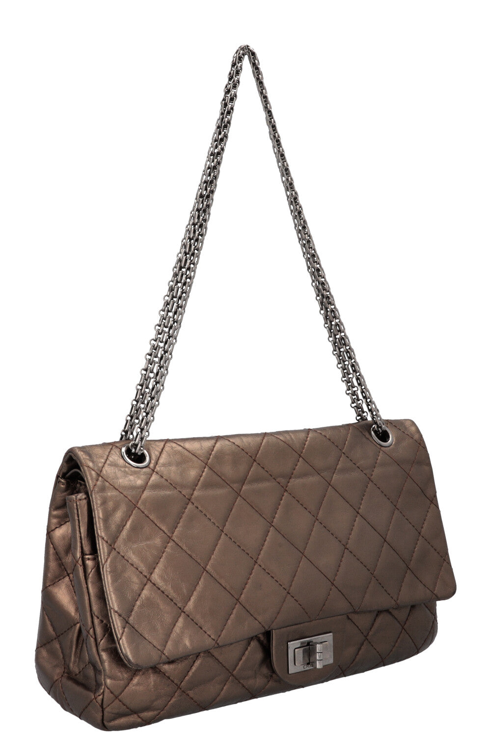CHANEL 2.55 Large Bronze