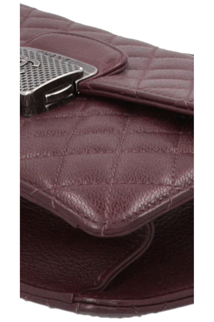 CHANEL Small CC University Flap Bag Burgundy