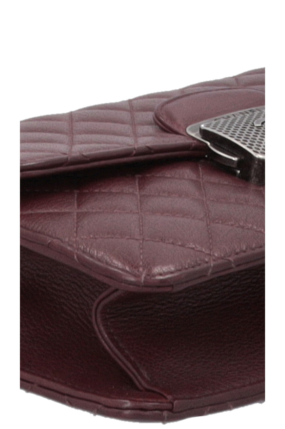 CHANEL Small CC University Flap Bag Burgundy