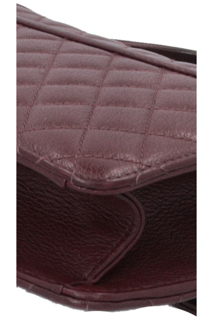 CHANEL Small CC University Flap Bag Burgundy