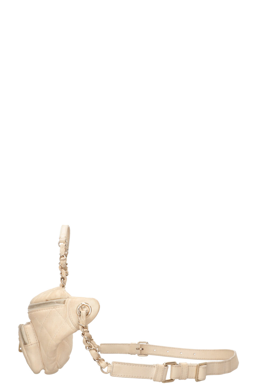 CHANEL All About Waist Bag Iridescent Ivory