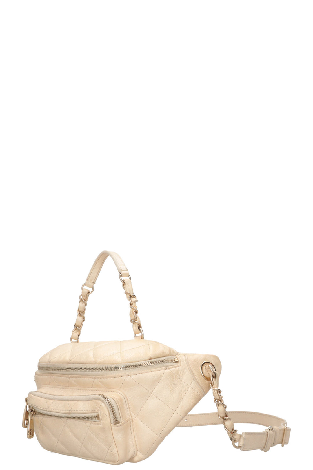 CHANEL All About Waist Bag Iridescent Ivory
