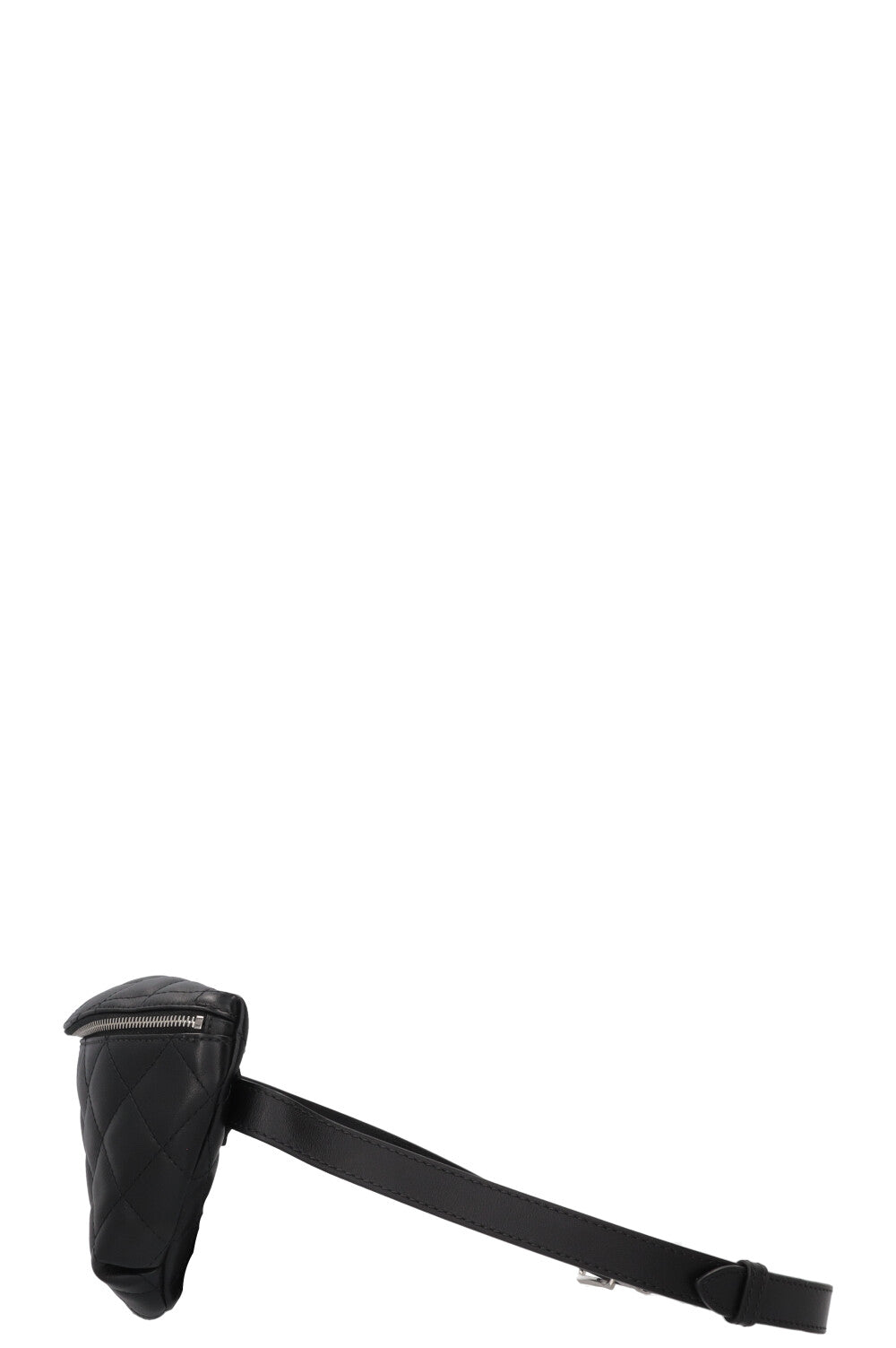 CHANEL Quilted Uniform Belt Bag Black