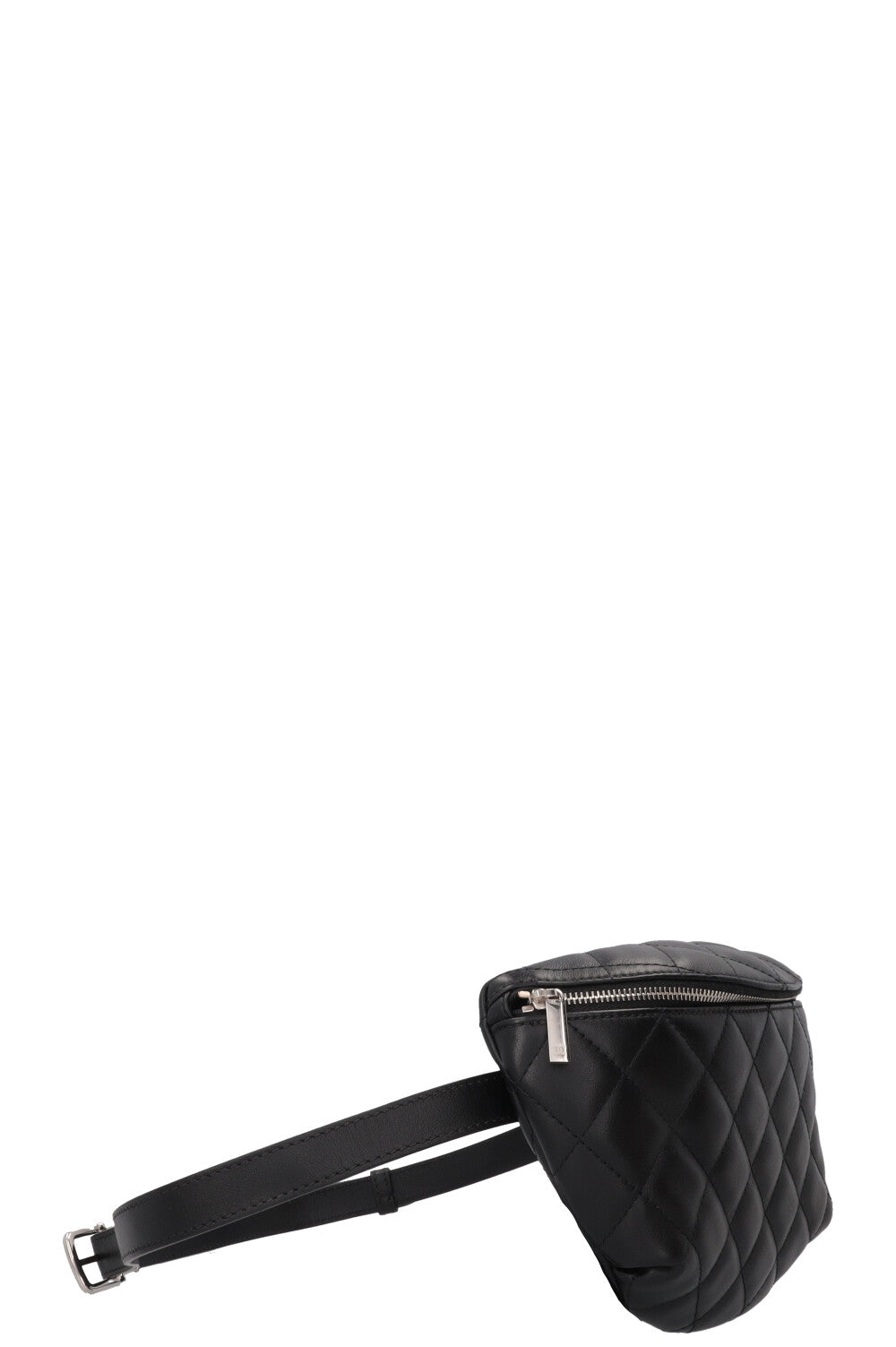 CHANEL Quilted Uniform Belt Bag Black
