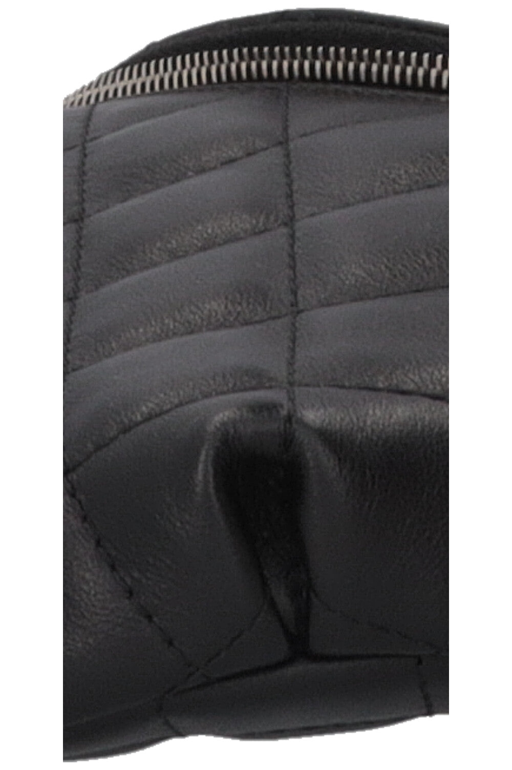 CHANEL Quilted Uniform Belt Bag Black