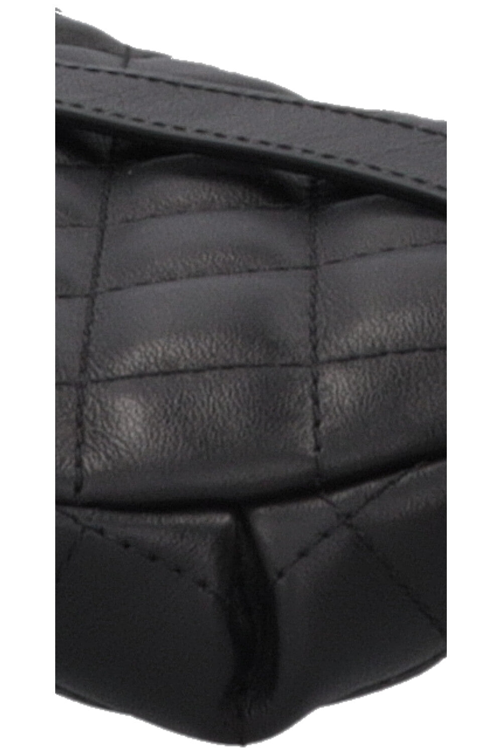 CHANEL Quilted Uniform Belt Bag Black