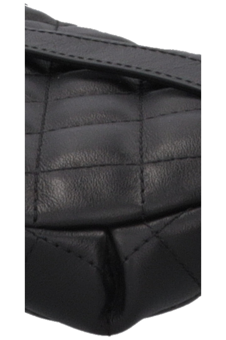CHANEL Quilted Uniform Belt Bag Black