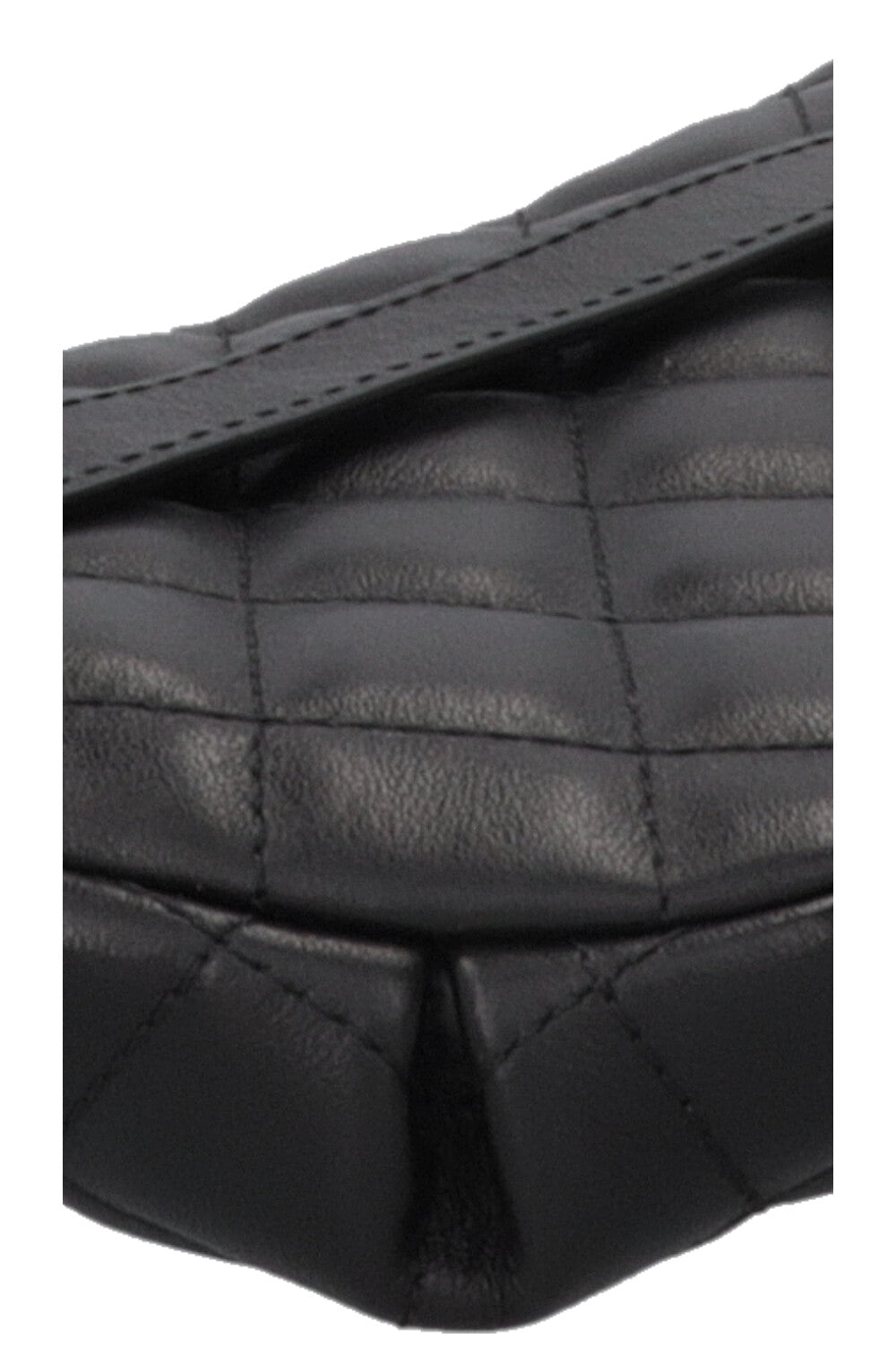 CHANEL Quilted Uniform Belt Bag Black