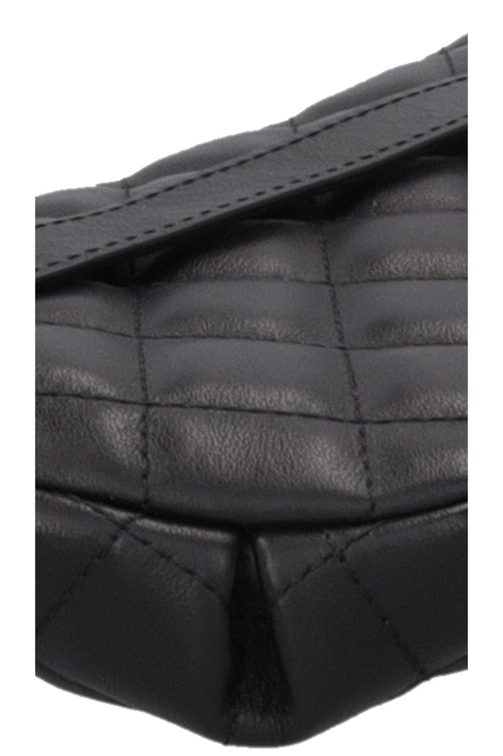 CHANEL Quilted Uniform Belt Bag Black
