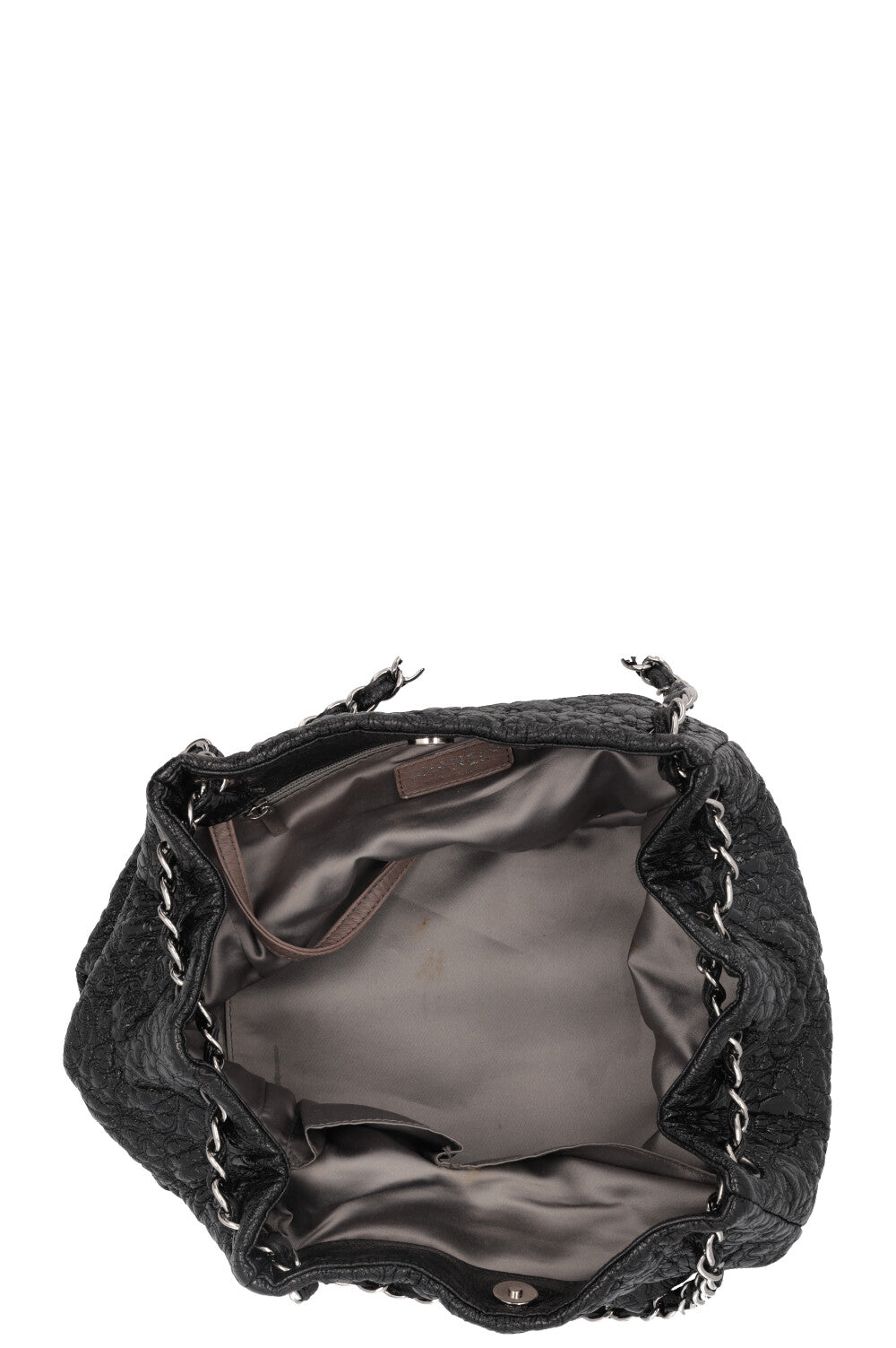 CHANEL Rock in Moscow Accordion Tote Patent Black