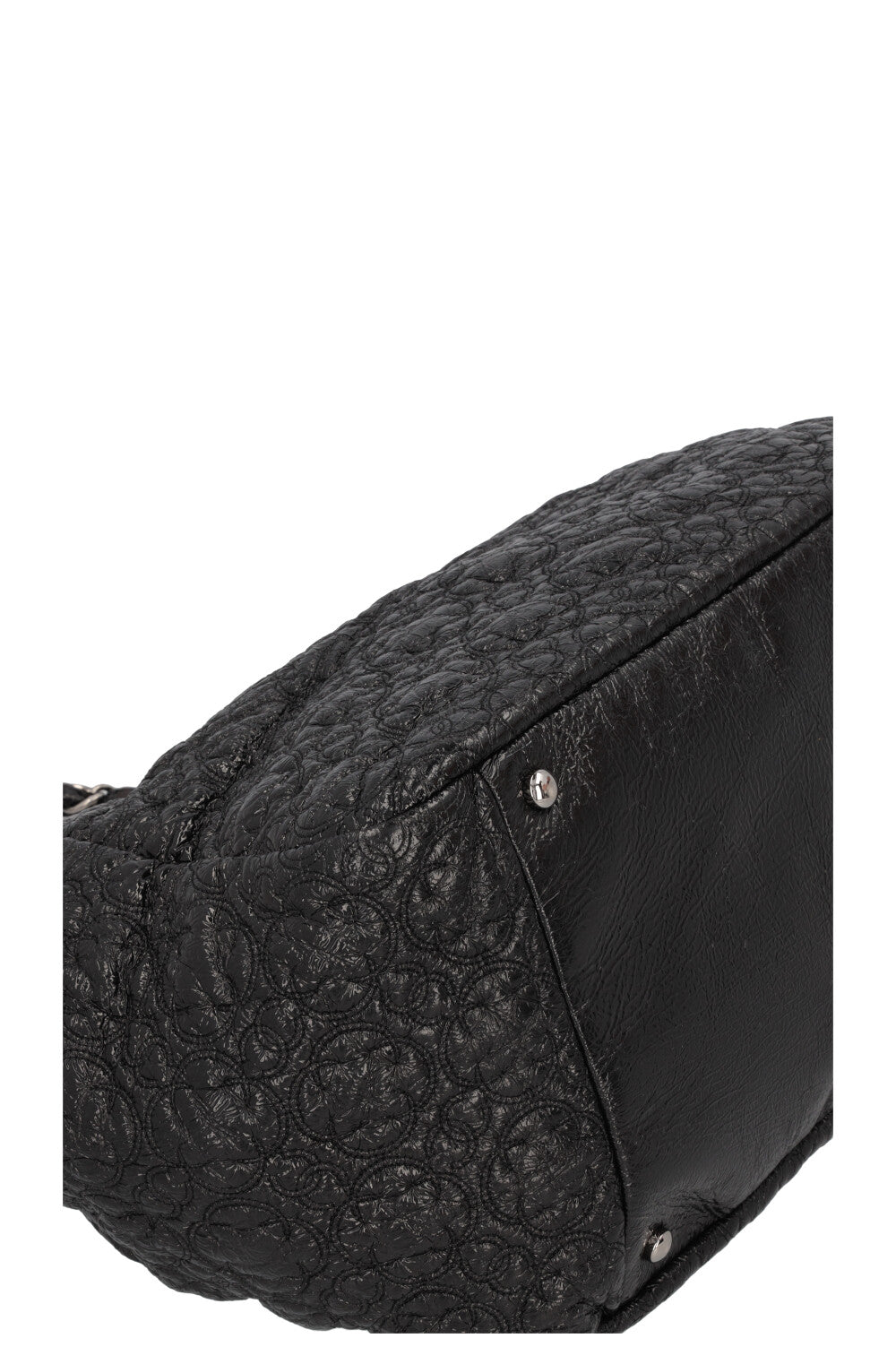 CHANEL Rock in Moscow Accordion Tote Patent Black