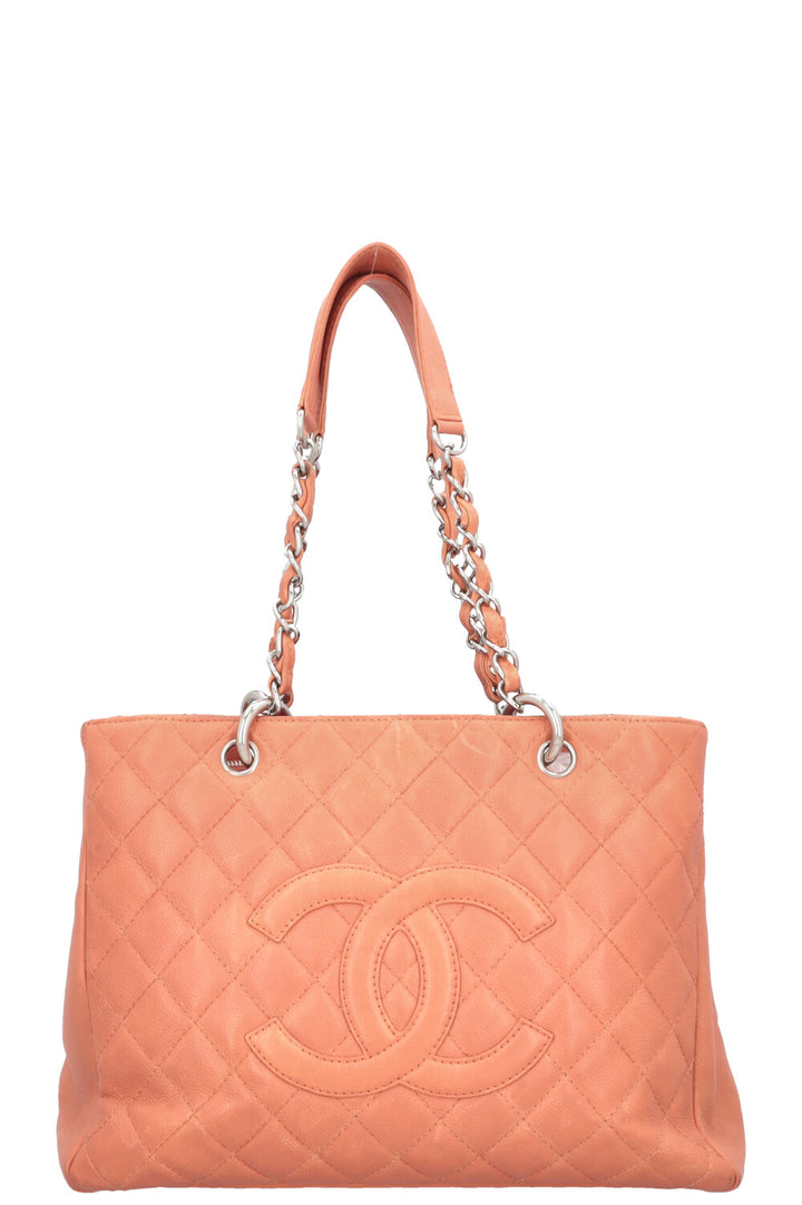 CHANEL GST Tote Caviar Flamingo Pink