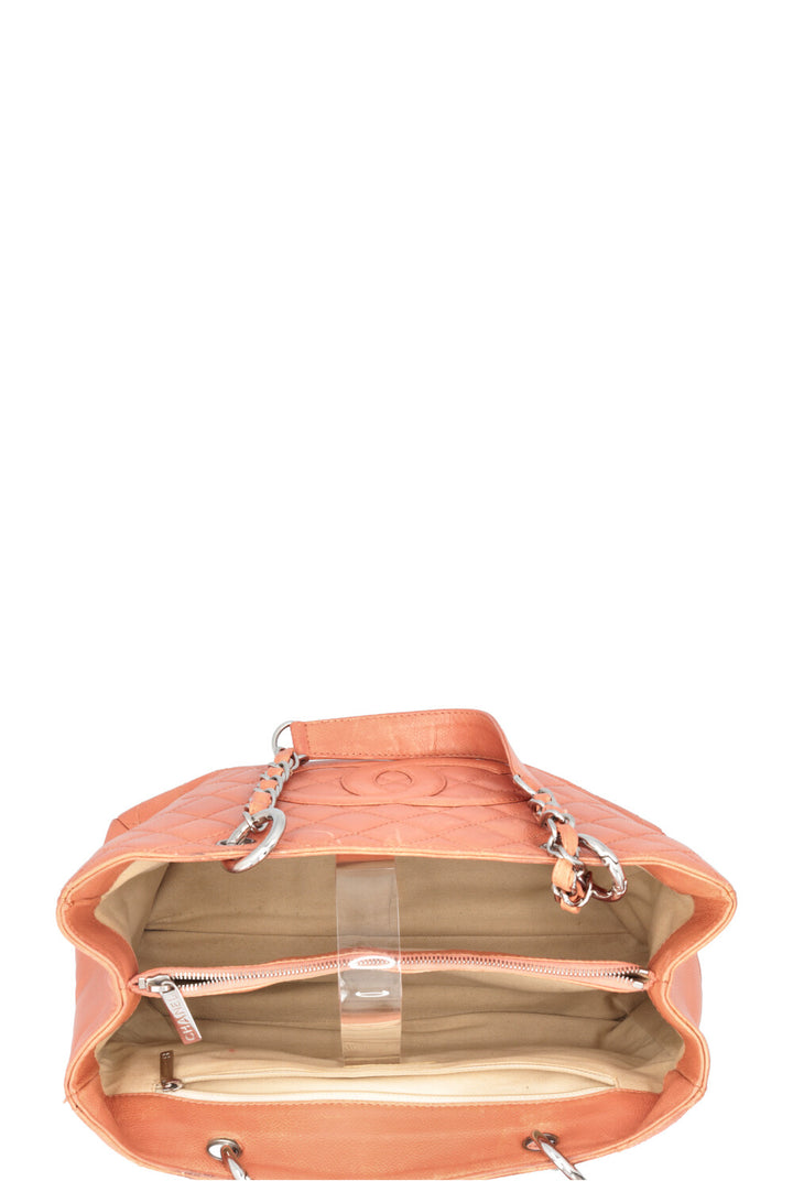 CHANEL GST Tote Caviar Flamingo Pink