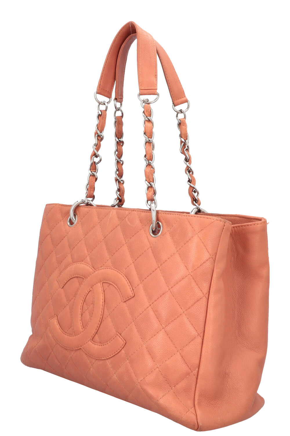 CHANEL GST Tote Caviar Flamingo Pink
