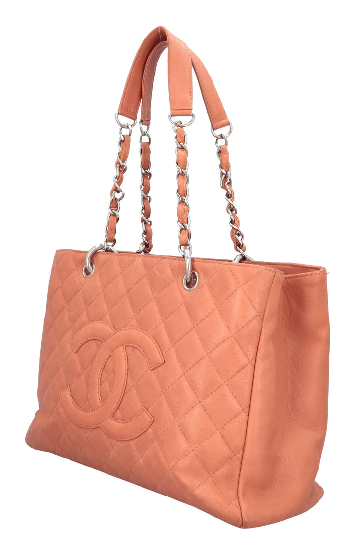 CHANEL GST Tote Caviar Flamingo Pink