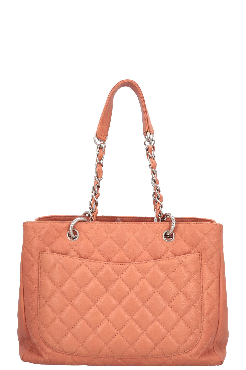 CHANEL GST Tote Caviar Flamingo Pink