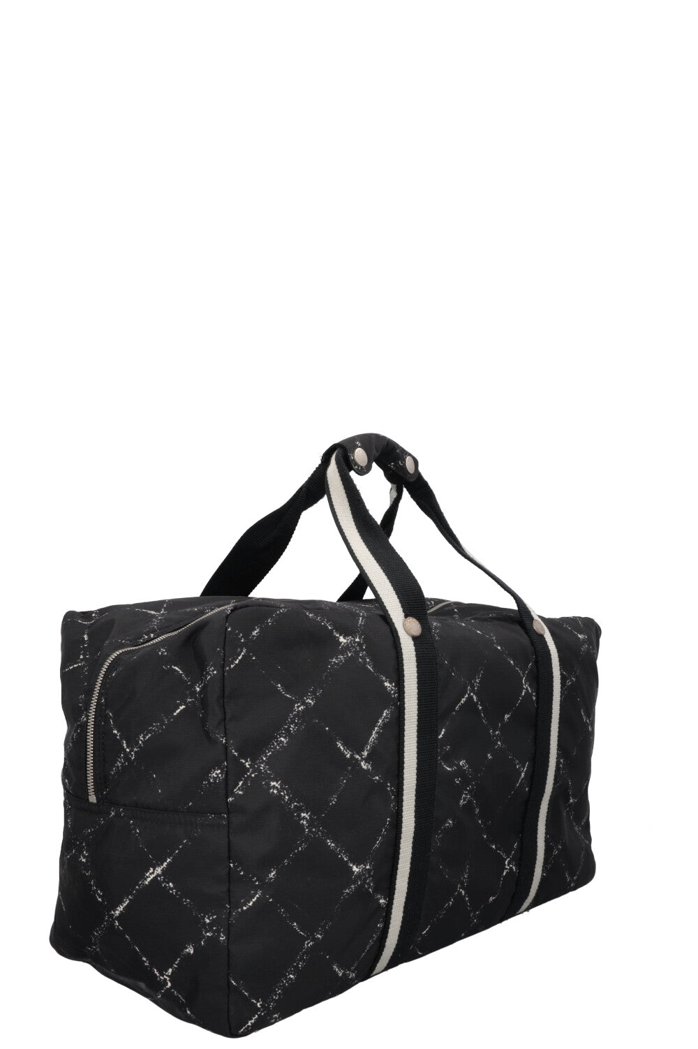 CHANEL Travel Line Tote Bag Nylon Black