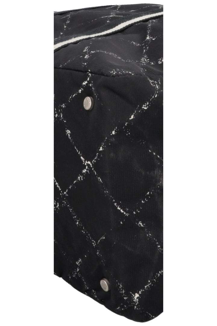 CHANEL Travel Line Tote Bag Nylon Black