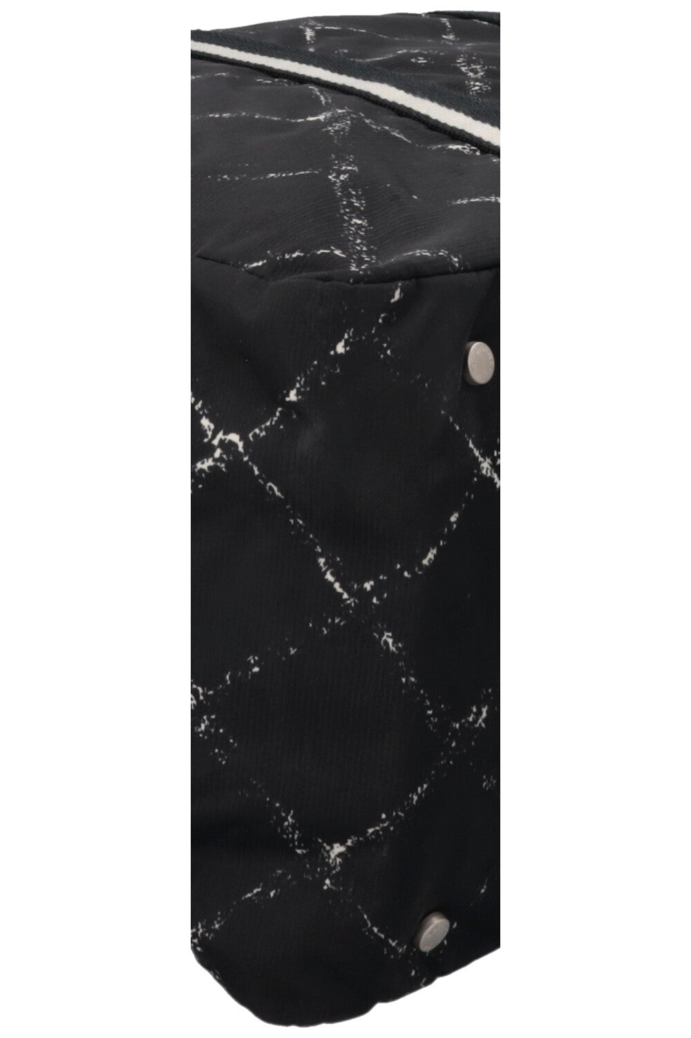 CHANEL Travel Line Tote Bag Nylon Black