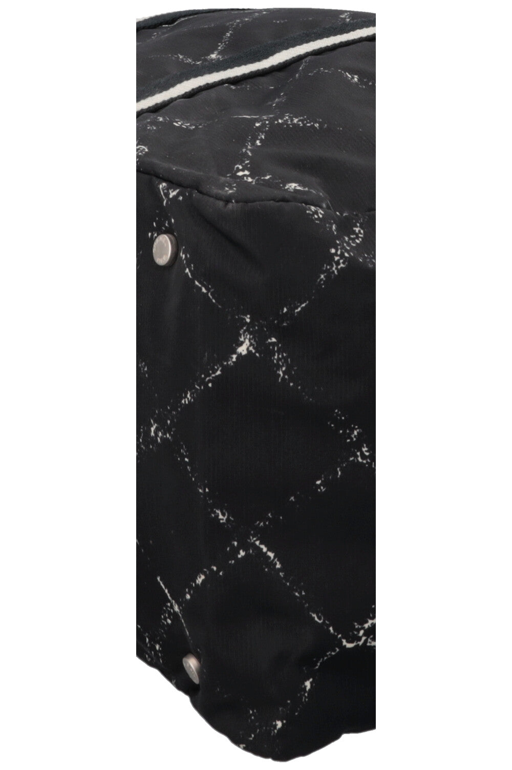 CHANEL Travel Line Tote Bag Nylon Black