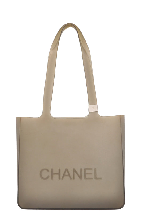 CHANEL Jelly Logo Tote Small