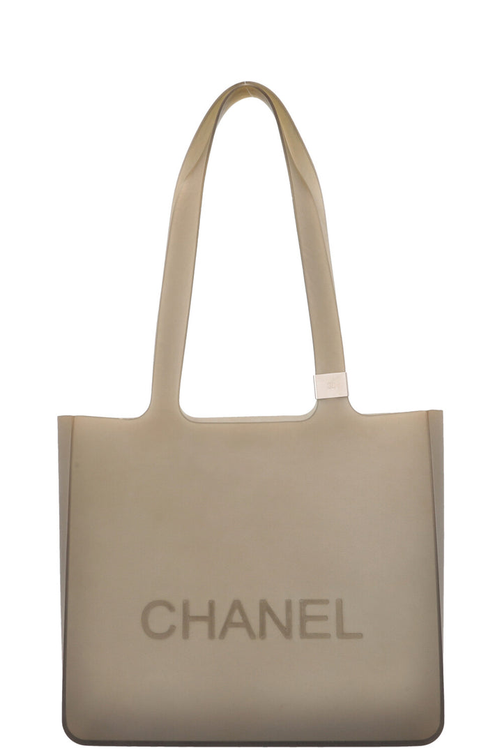 CHANEL Jelly Logo Tote Small