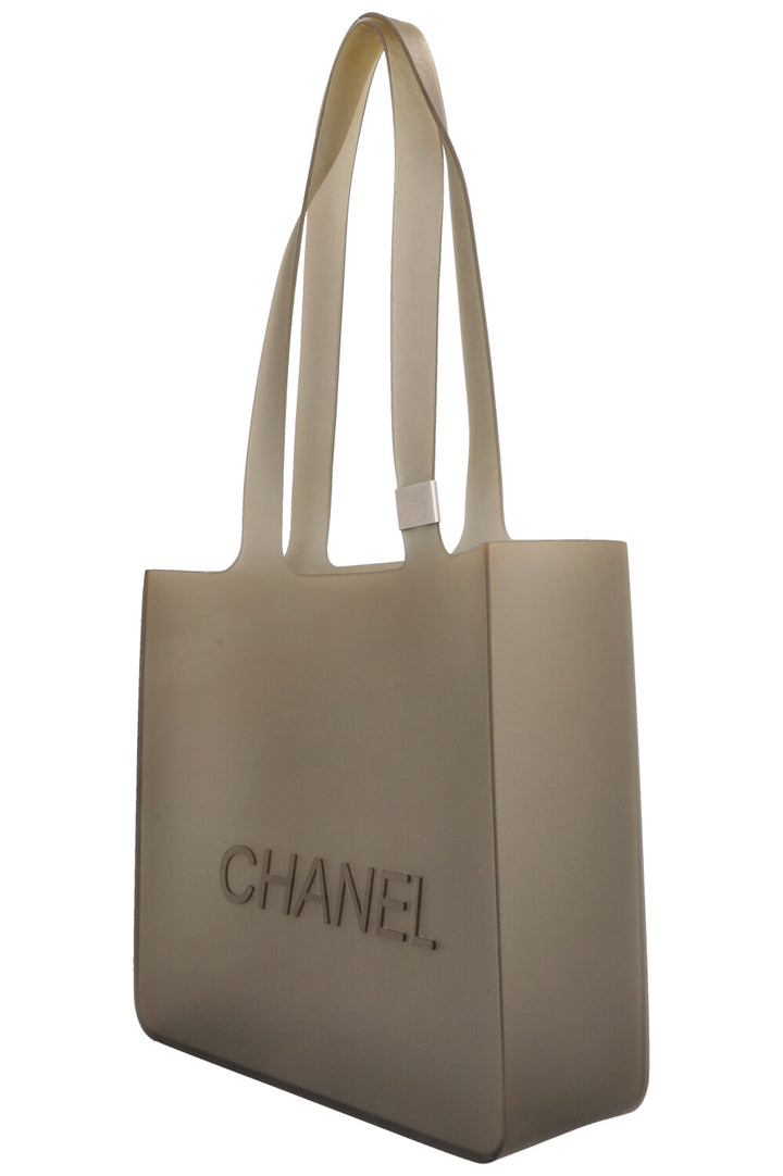 CHANEL Jelly Logo Tote Small