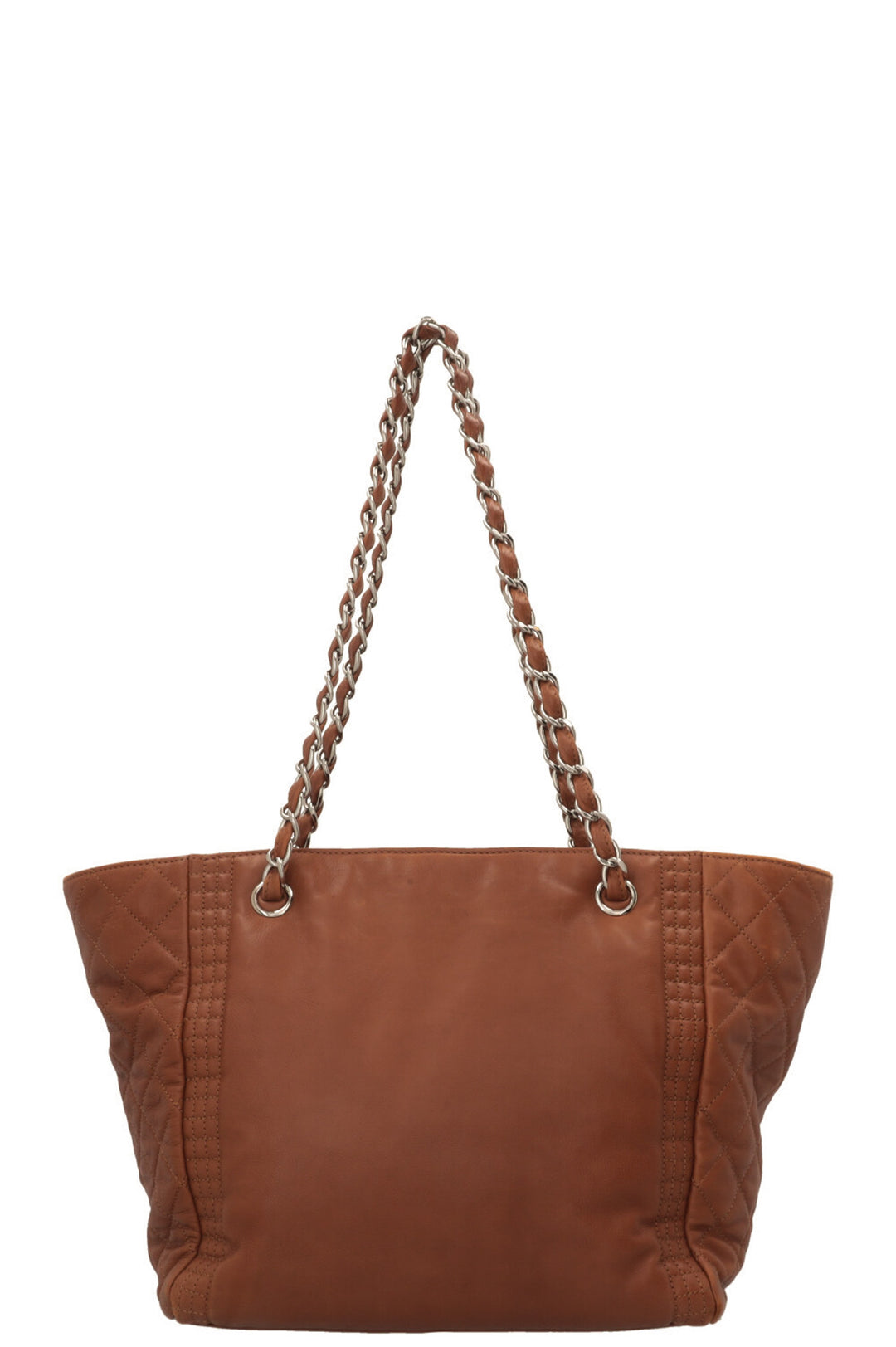 CHANEL Paris Bombay Coco Cabas Cuir Marron
