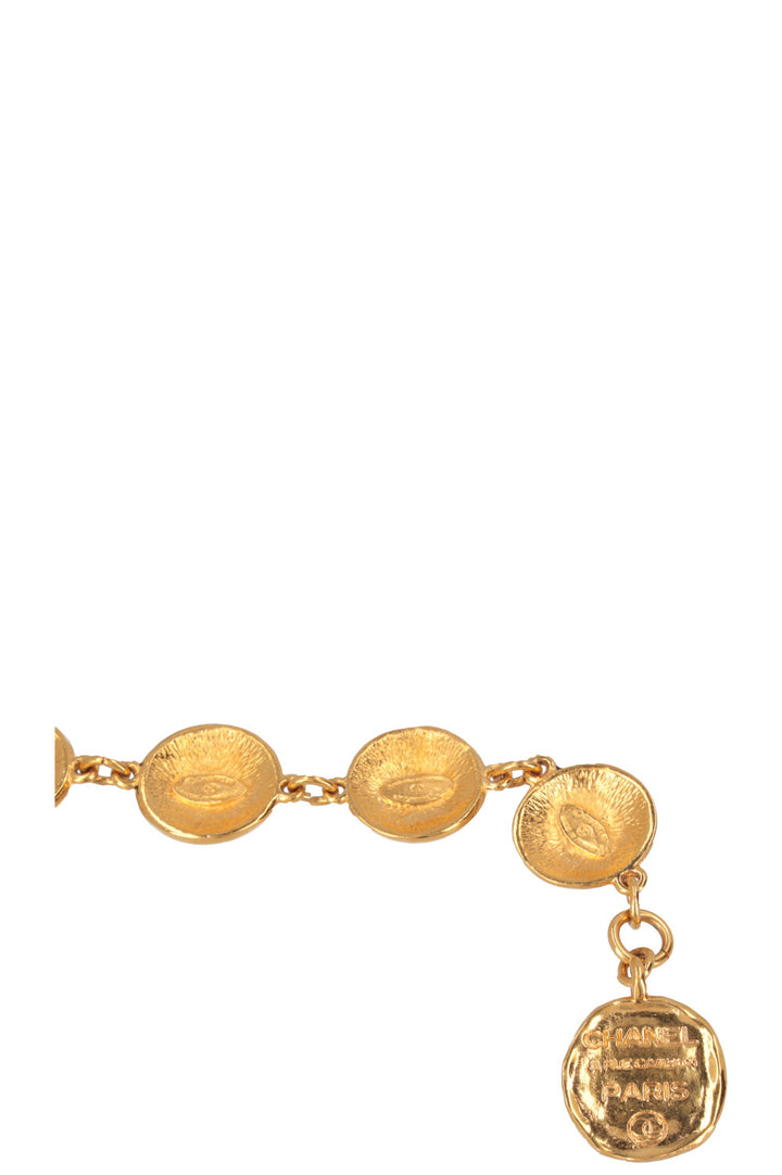 Bracelet Médaillon CC CHANEL en or