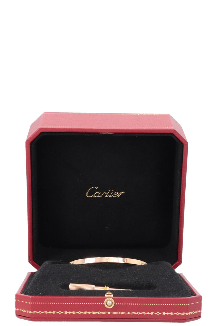 Bracelet CARTIER Small Love en or rose 18 carats