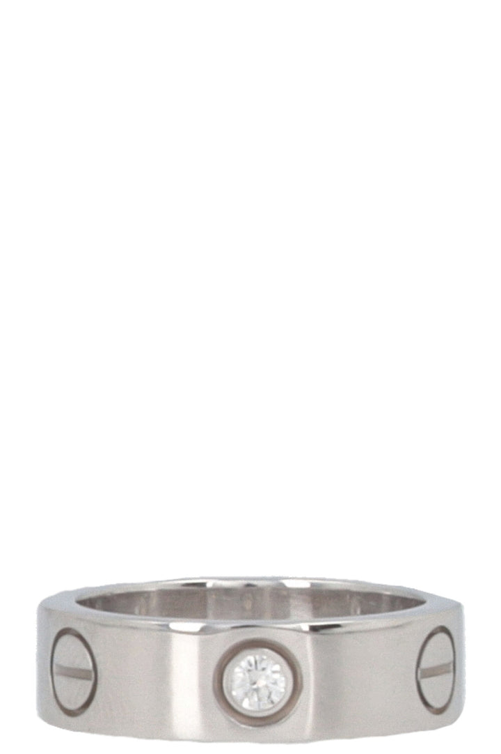 CARTIER Love Ring Classic Whitegold Diamonds