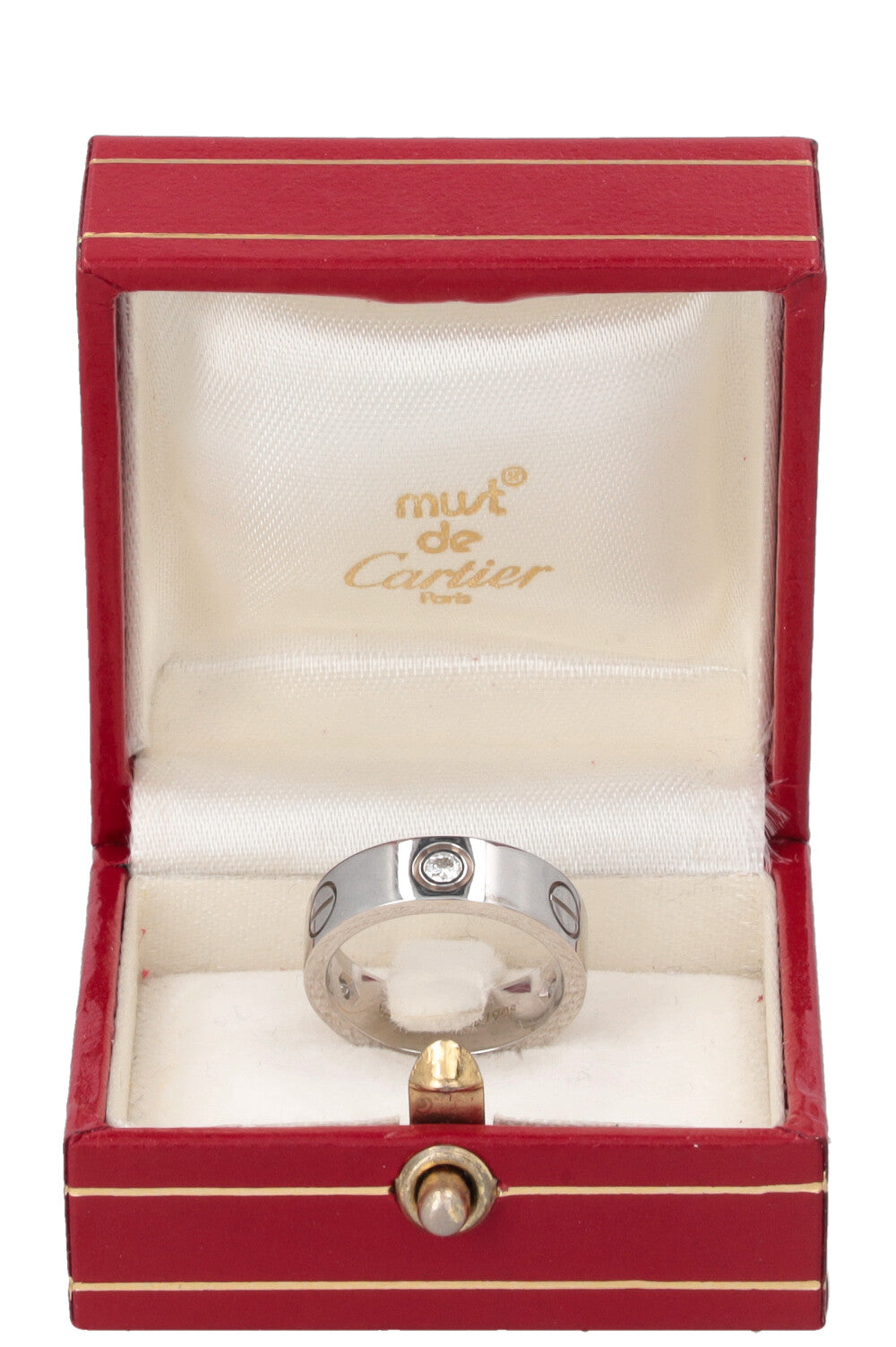 CARTIER Love Ring Classic Whitegold Diamonds