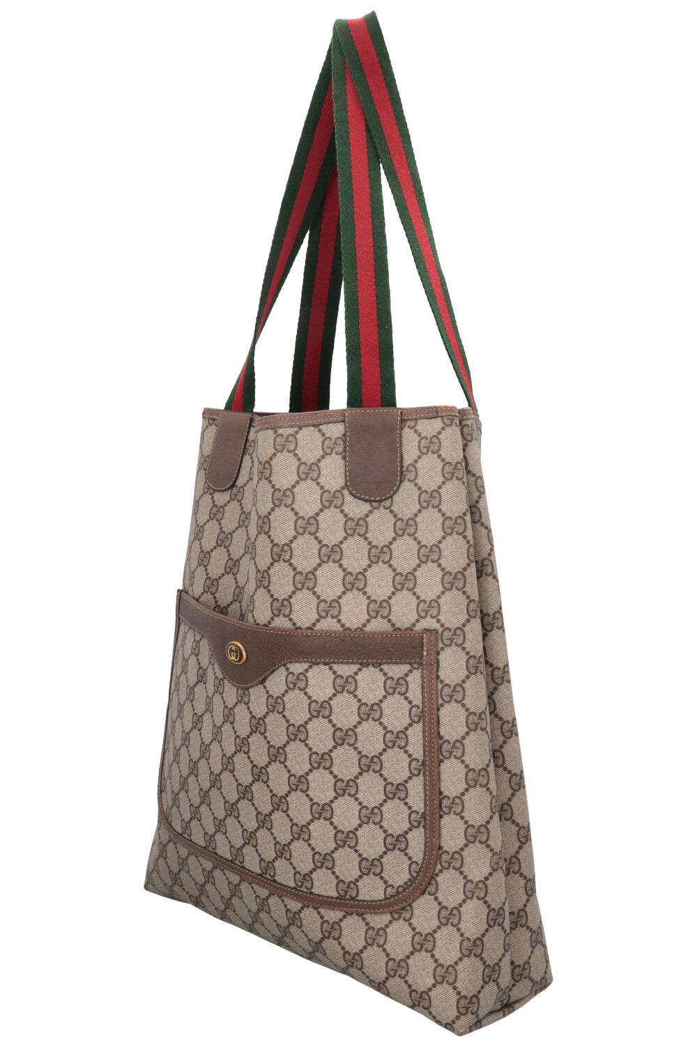 GUCCI Sherry Line Tote Coated GG Supreme