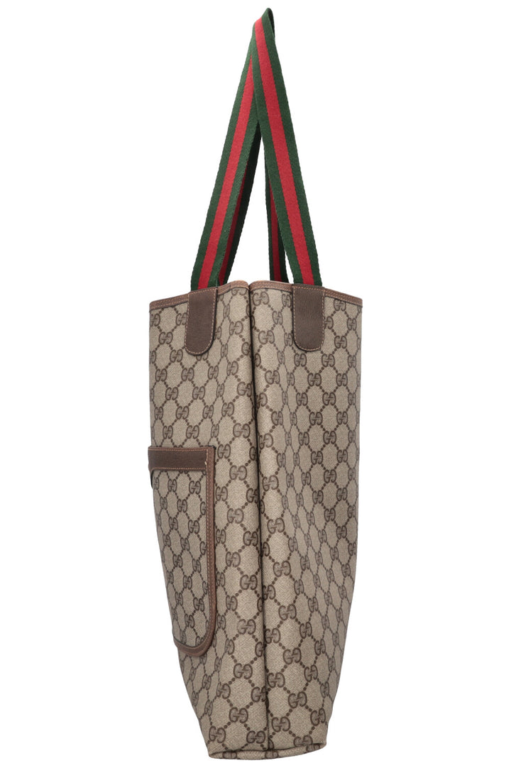 GUCCI Sherry Line Tote Coated GG Supreme