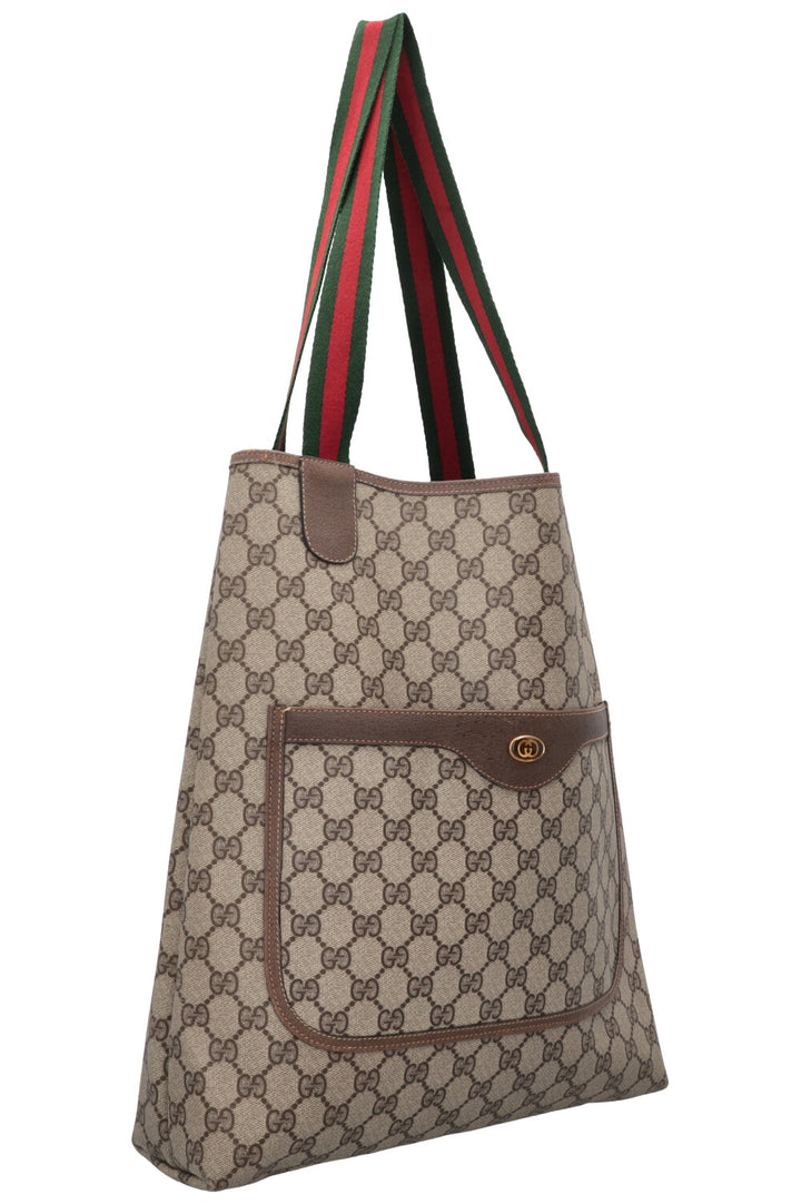 GUCCI Sherry Line Tote Coated GG Supreme