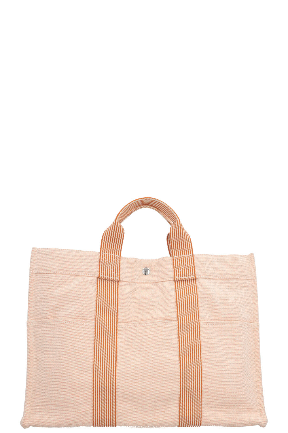 HERMÈS Fourre Tout Tote Bag Canvas Orange