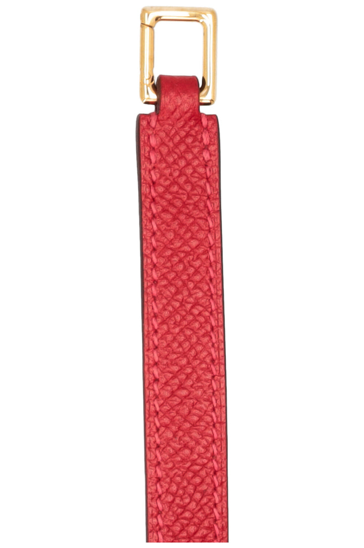 HERMÈS Rivale Double Tour Bracelet Red