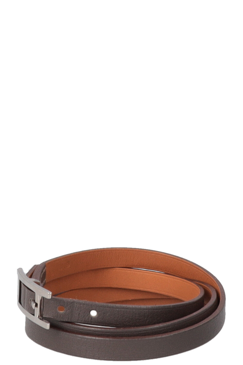 Bracelet Hermès Behapi triple tour gris