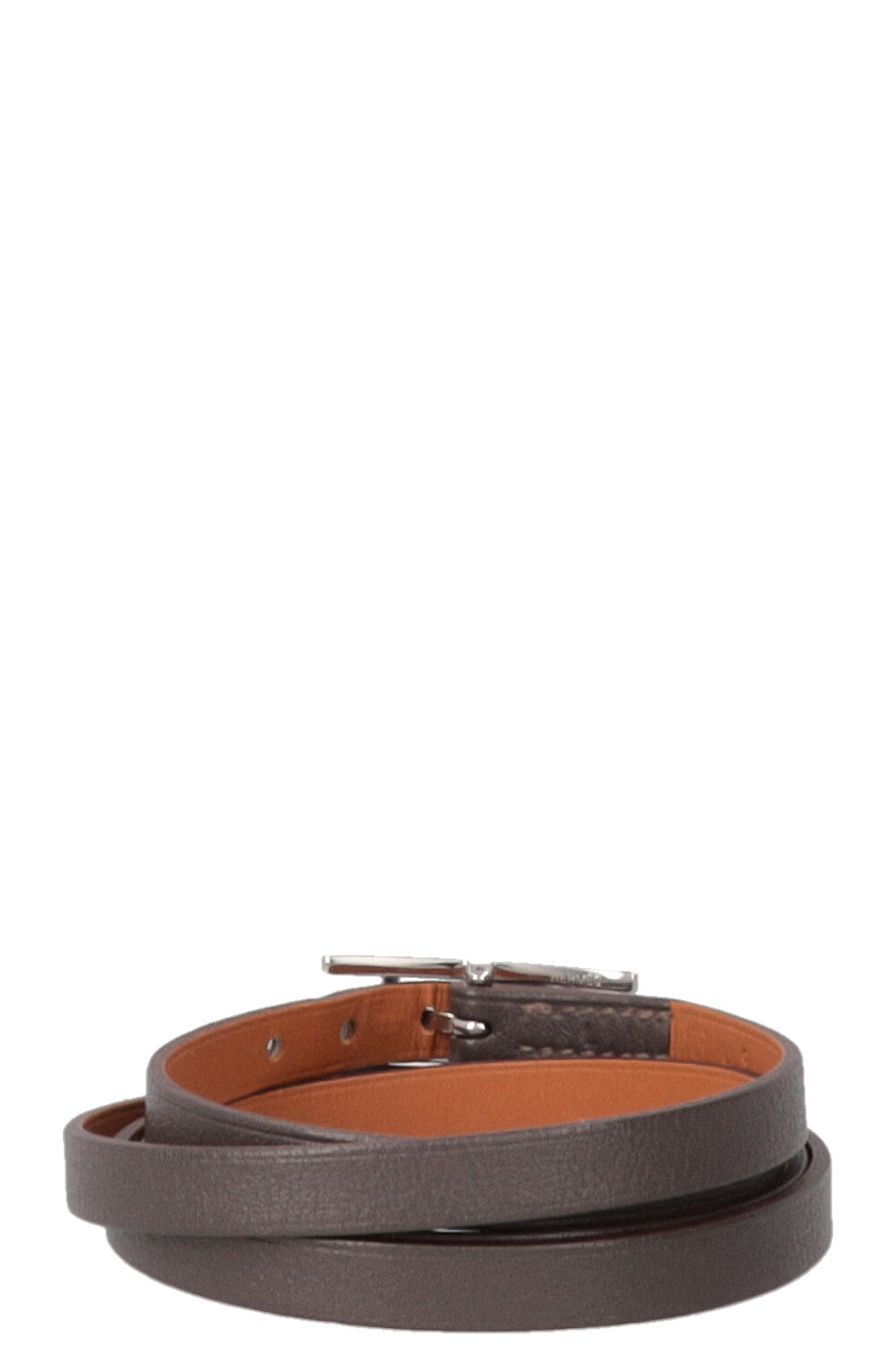 Bracelet Hermès Behapi triple tour gris