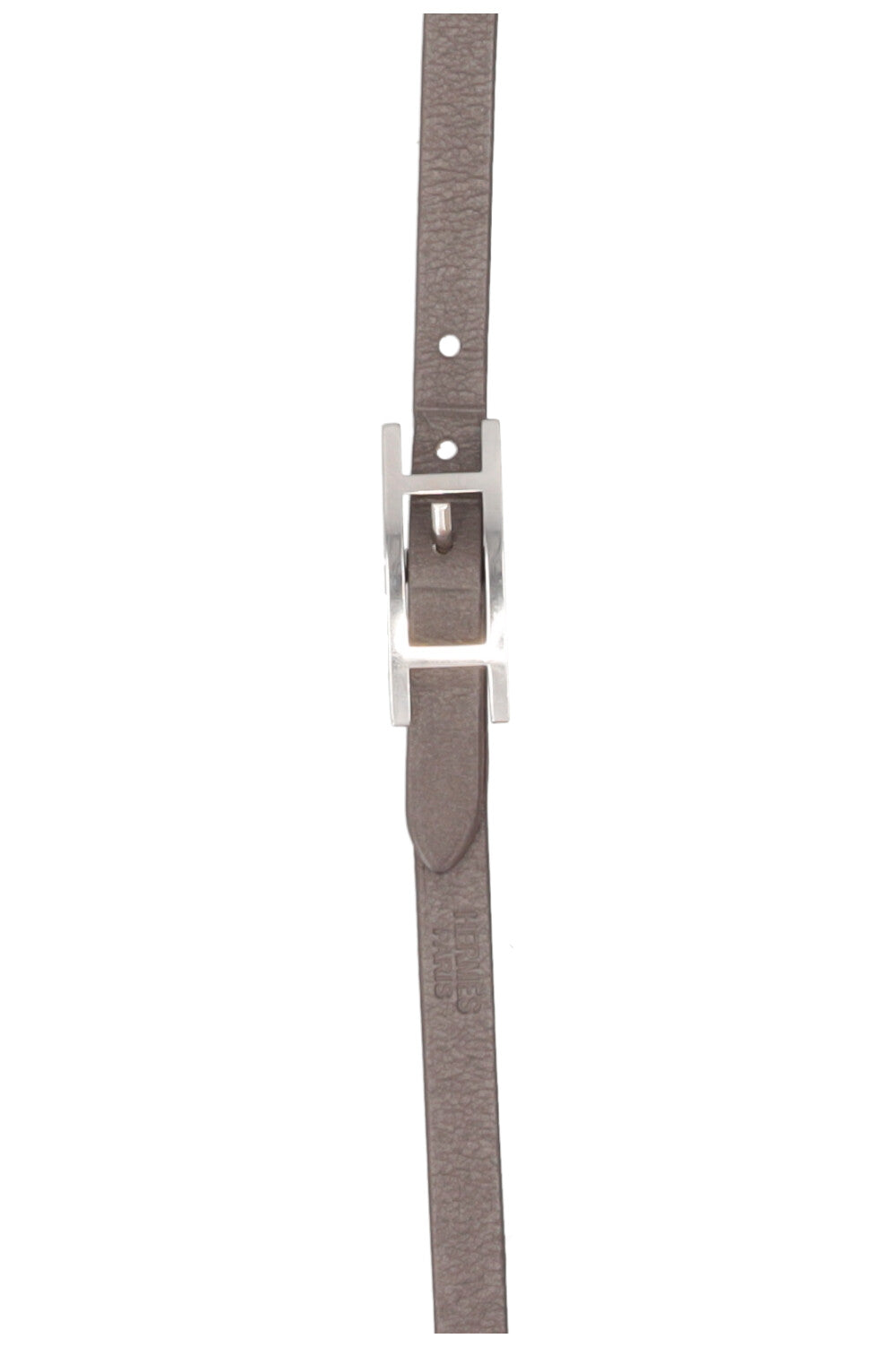 Bracelet Hermès Behapi triple tour gris